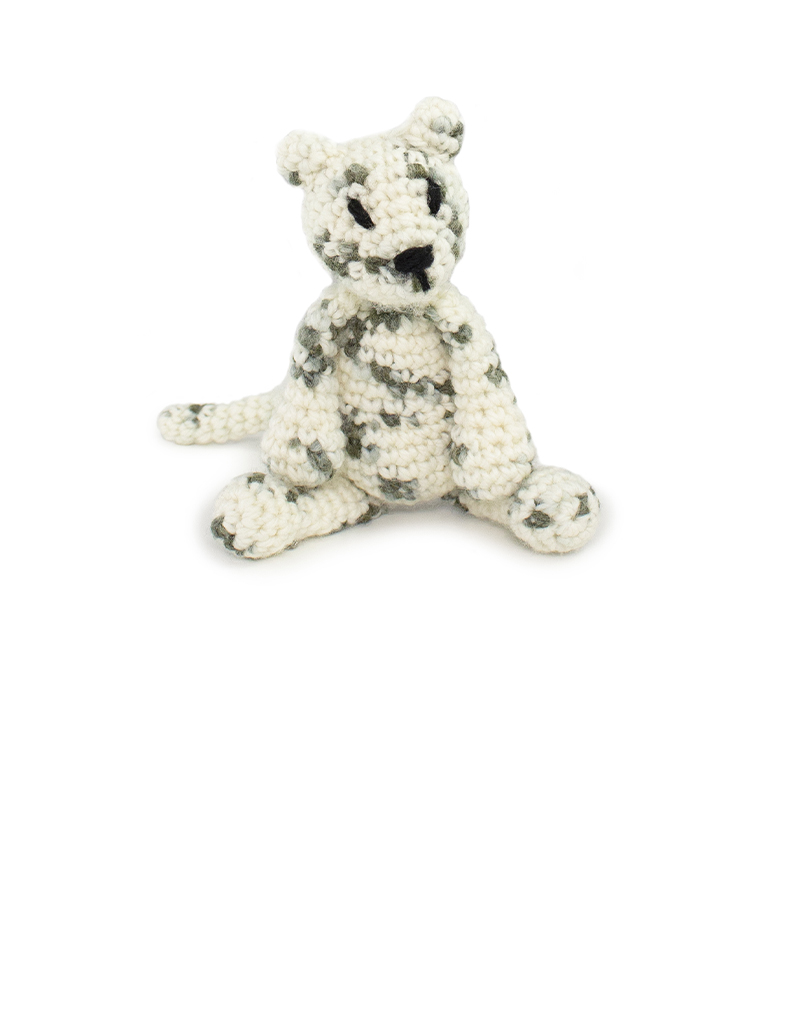 toft ed's animal mini mae the snow leopard amigurumi crochet